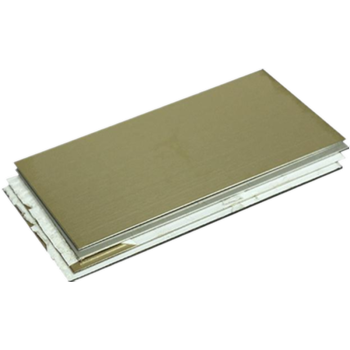 不锈钢钛金板 拉丝不锈钢板 黄钛 定制尺寸 激光切割加工